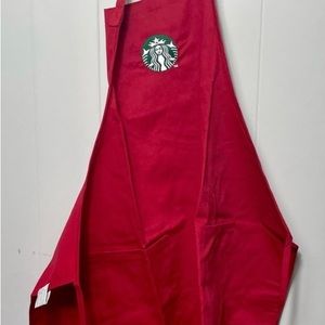 Starbucks holiday apron with 2020 Red One Size